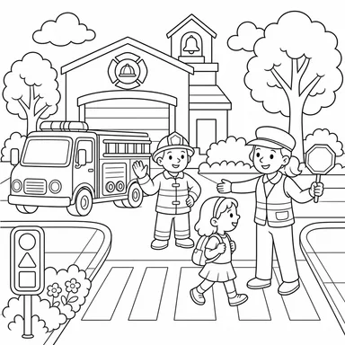 社區安全過馬路