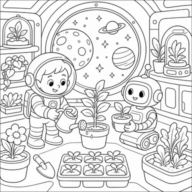 太空溫室照顧日